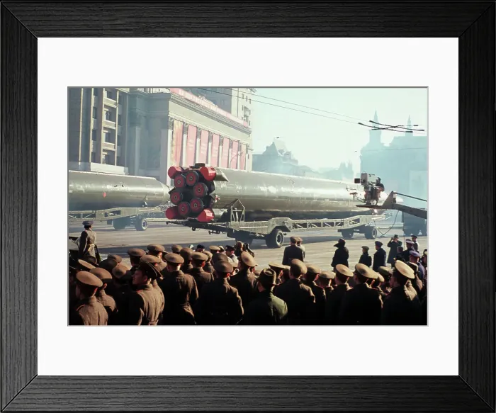 Framed Print : Parade On Gorki Street
