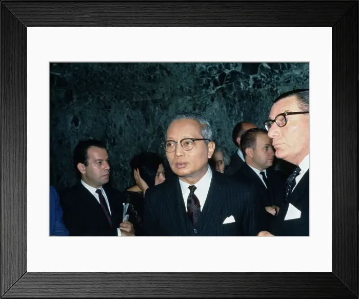 Framed Print : U Thant. Burmese diplomat U Thant, Secretary General of the United Nations Framed Print : U Thant. Burmese diplomat U Thant, Secretary General of the United Nations