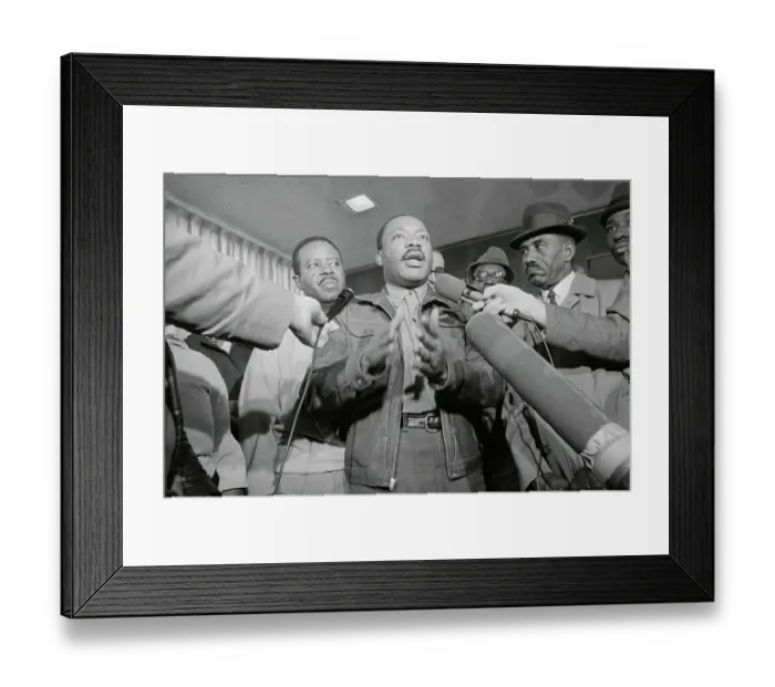 Framed Print : King And Abernathy Released Framed Print : King And Abernathy Released