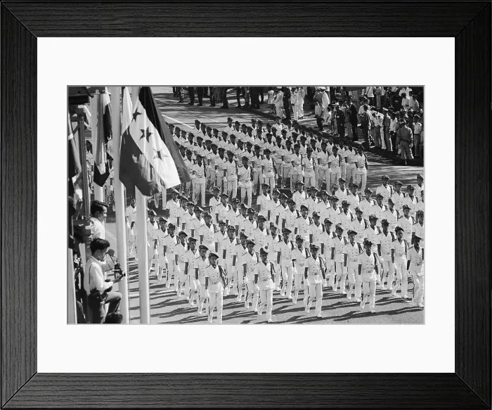 Framed Print : South Vietnamese Cadets Marching in Parade Framed Print : South Vietnamese Cadets Marching in Parade