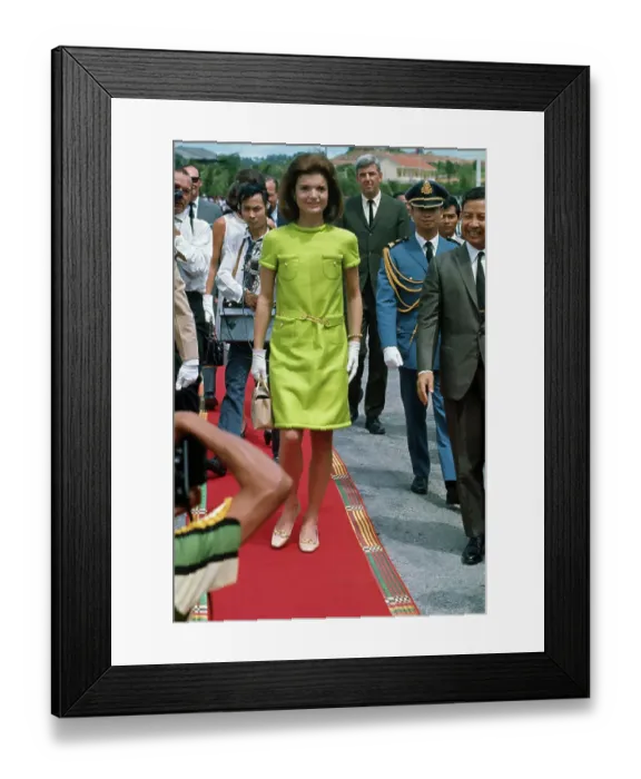 Framed Print : Jackie Kennedy with Norodom Sihanouk Framed Print : Jackie Kennedy with Norodom Sihanouk