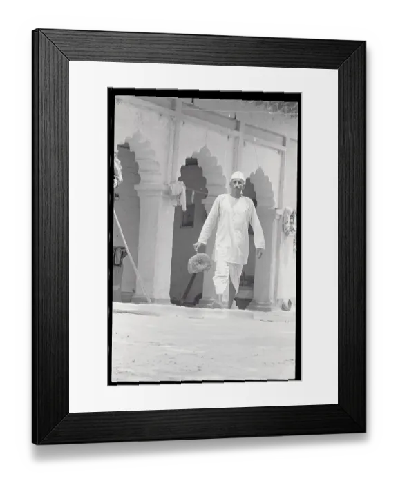 Framed Print : Person Walking with a Trapped Rat Framed Print : Person Walking with a Trapped Rat