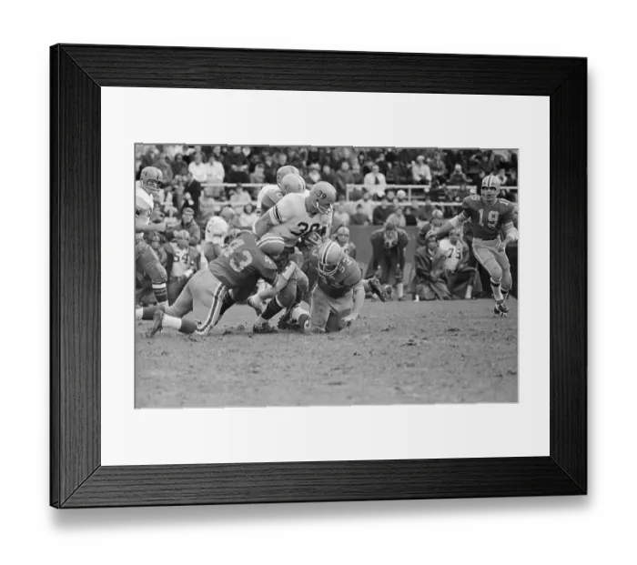 Framed Print : Larry Csonka Plowing Through Pitt Line Framed Print : Larry Csonka Plowing Through Pitt Line