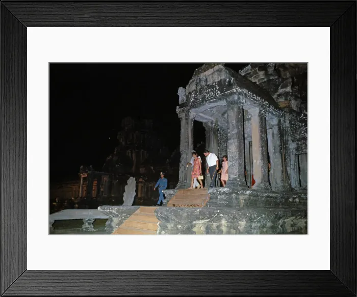 Framed Print : Jacqueline Kennedy In Cambodia Framed Print : Jacqueline Kennedy In Cambodia