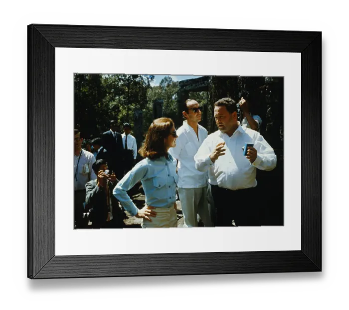 Framed Print : Jacqueline Kennedy Speaking With Lord Harlech Framed Print : Jacqueline Kennedy Speaking With Lord Harlech