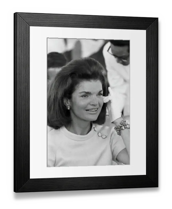 Framed Print : Portrait of Mrs. Jacqueline Kennedy Framed Print : Portrait of Mrs. Jacqueline Kennedy