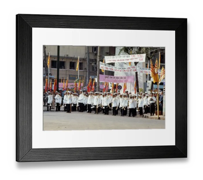 Framed Print : Military Band, Saigon Framed Print : Military Band, Saigon
