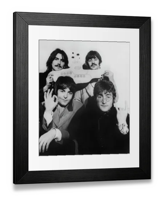 Framed Print : The Beatles Announcing Production of Yellow Submarine Framed Print : The Beatles Announcing Production of Yellow Submarine
