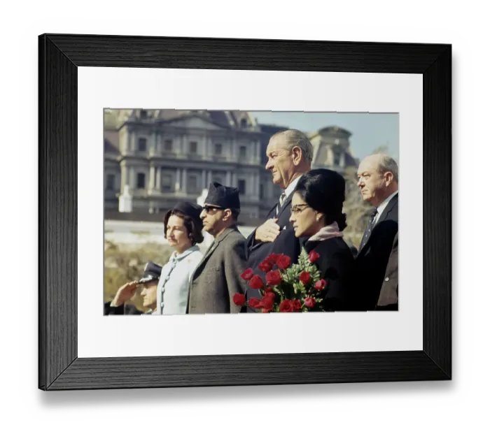 Framed Print : King Of Nepal In Washington Framed Print : King Of Nepal In Washington