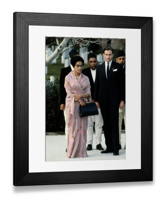 Framed Print : Ratna Devi And James Symington