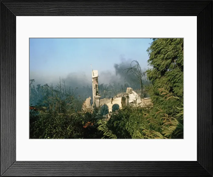 Framed Print : Forest Fire, Orange County Framed Print : Forest Fire, Orange County