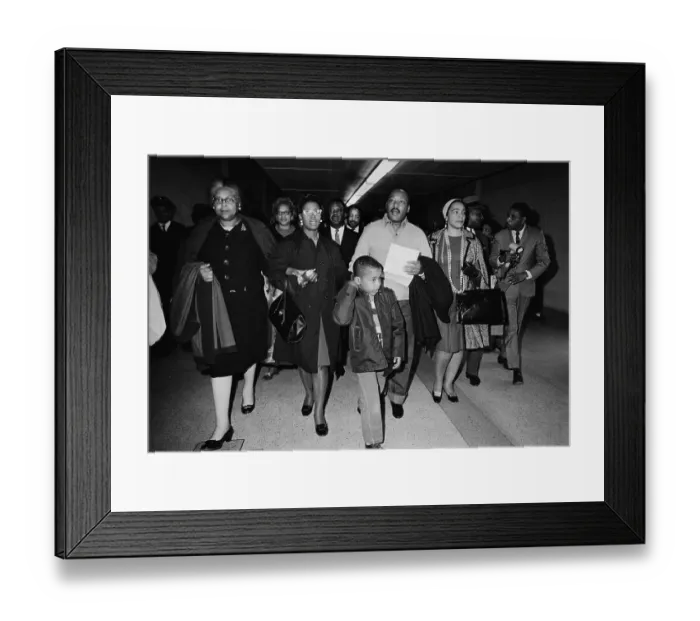 Framed Print : Martin Luther King W / Family Framed Print : Martin Luther King W / Family