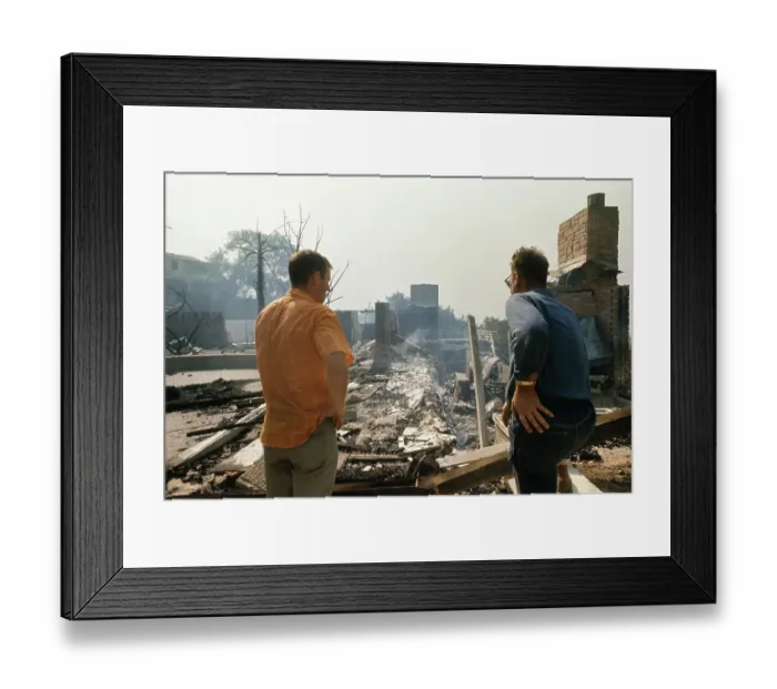 Framed Print : Forest Fire, Orange County Framed Print : Forest Fire, Orange County