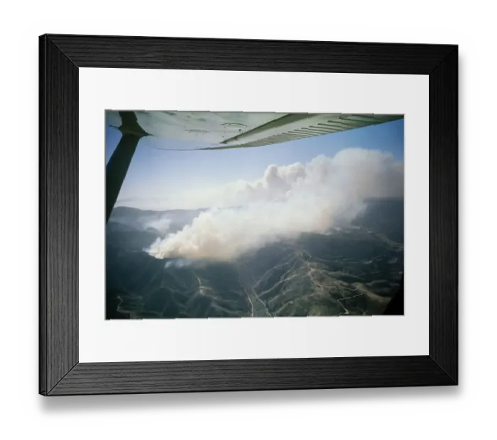 Framed Print : Forest Fire, Orange County Framed Print : Forest Fire, Orange County