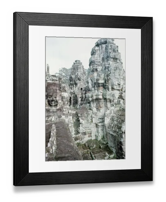 Framed Print : Bayon Temple, Angkor Framed Print : Bayon Temple, Angkor