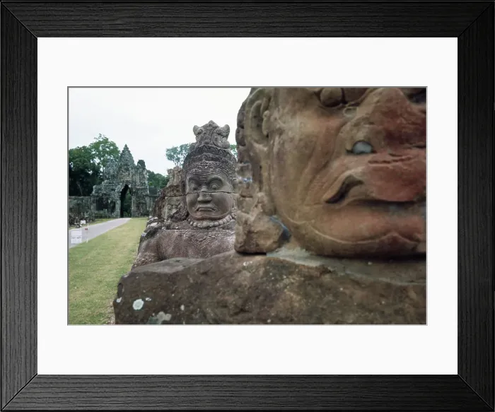 Framed Print : Statues At Angkor Framed Print : Statues At Angkor