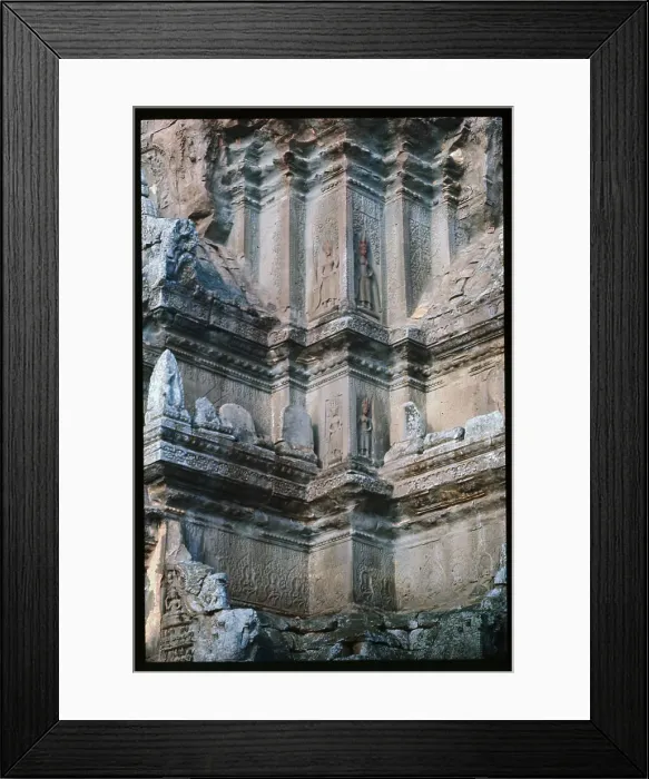 Framed Print : View Exterior Wall of Temple Framed Print : View Exterior Wall of Temple
