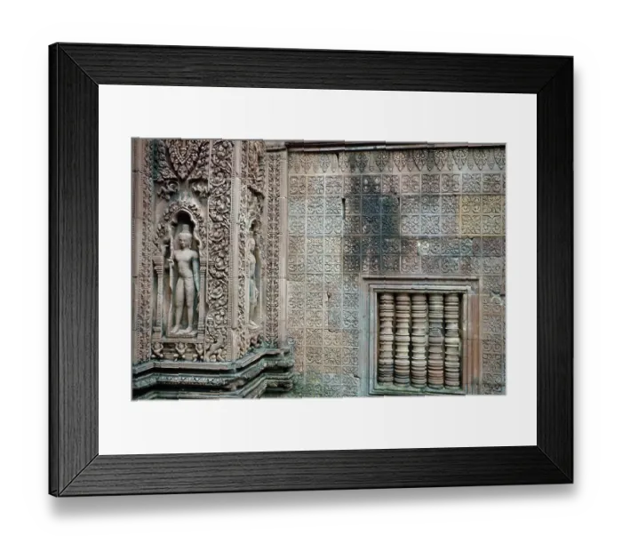 Framed Print : Stone Carvings At Angkor Framed Print : Stone Carvings At Angkor