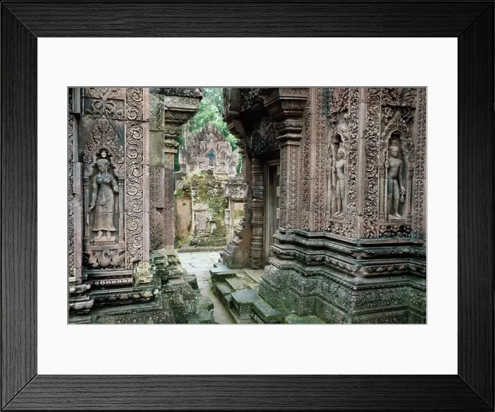 Framed Print : Stone Carvings At Angkor Framed Print : Stone Carvings At Angkor