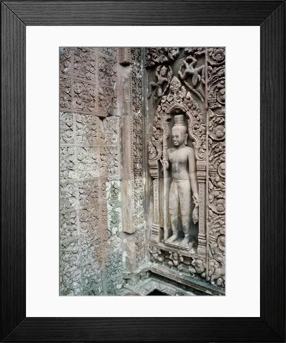 Framed Print : Stone Carvings At Angkor Framed Print : Stone Carvings At Angkor