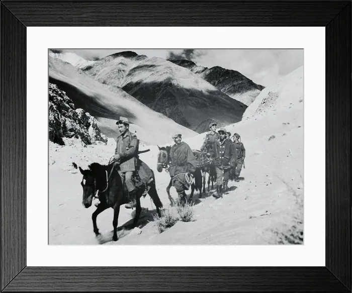 Framed Print : Soldiers Patrolling Indian Border Framed Print : Soldiers Patrolling Indian Border
