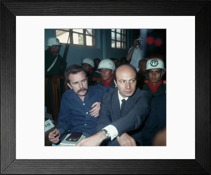 Framed Print : Regis Debray And Ciro Bustos Framed Print : Regis Debray And Ciro Bustos