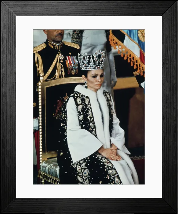 Framed Print : Farah Pahlavi Framed Print : Farah Pahlavi
