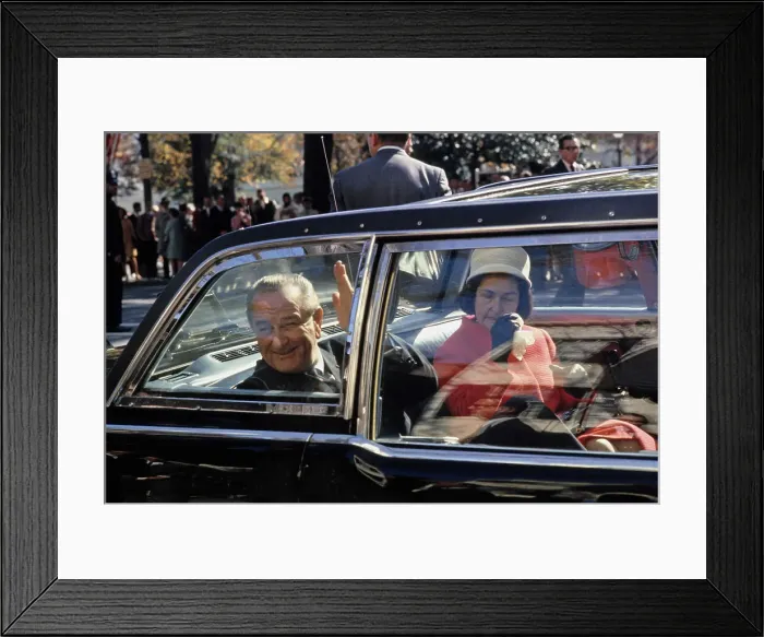 Framed Print : Lyndon Johnson And Lady Bird Johnson Framed Print : Lyndon Johnson And Lady Bird Johnson