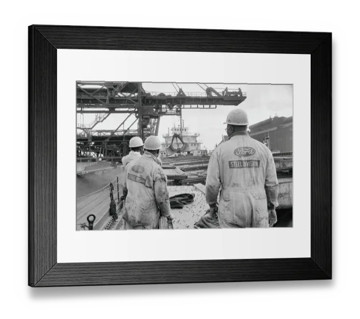 Framed Print : Preparation Work Beginning at the Ford Plant Framed Print : Preparation Work Beginning at the Ford Plant