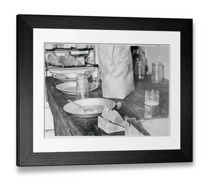 Framed Print : Table at Death Scene Framed Print : Table at Death Scene