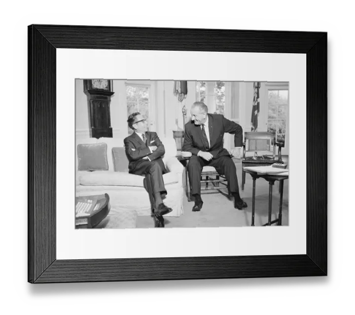 Framed Print : Lyndon Johnson and Gustavo Diaz Ordaz Framed Print : Lyndon Johnson and Gustavo Diaz Ordaz