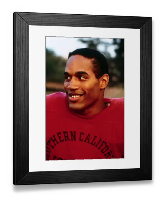 Framed Print : Close up Portrait of OJ Simpson Framed Print : Close up Portrait of OJ Simpson