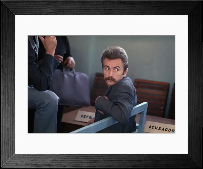 Framed Print : Regis Debray In Court Framed Print : Regis Debray In Court