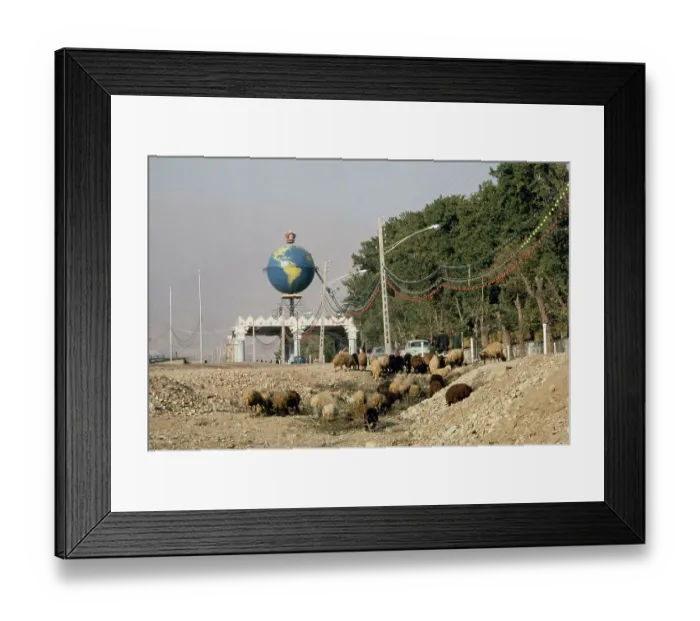 Framed Print : Coronation Decorations In Tehran Framed Print : Coronation Decorations In Tehran