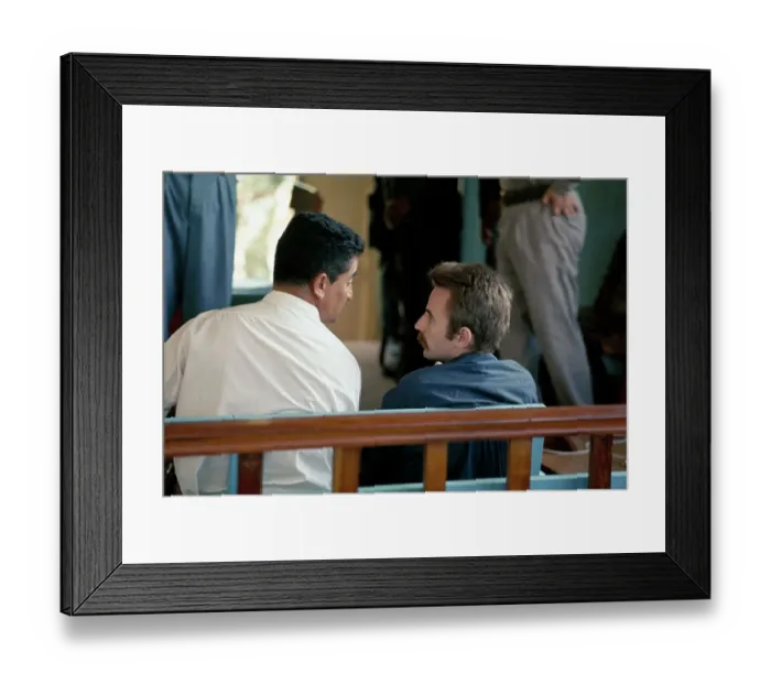 Framed Print : Regis Debray In Court Framed Print : Regis Debray In Court