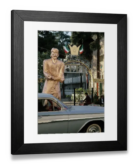 Framed Print : Coronation Decorations, In Tehran Framed Print : Coronation Decorations, In Tehran