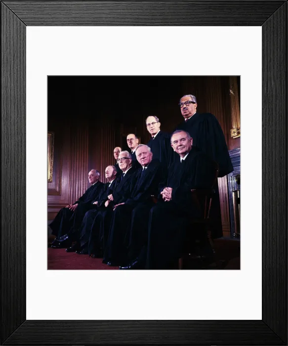 Framed Print : United States Supreme Court Justices Framed Print : United States Supreme Court Justices