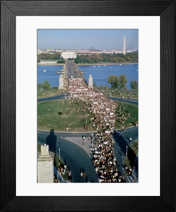 Framed Print : Anti-War Protest, Washington Framed Print : Anti-War Protest, Washington
