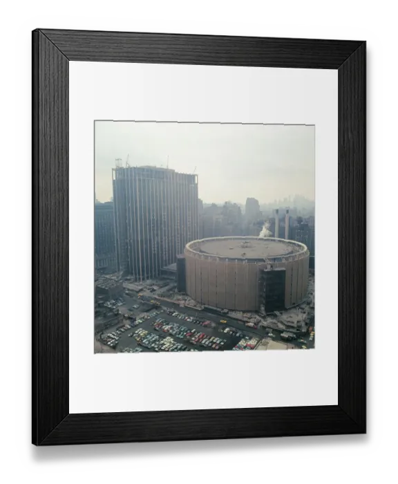 Framed Print : Aerial View of Madison Square Garden Framed Print : Aerial View of Madison Square Garden