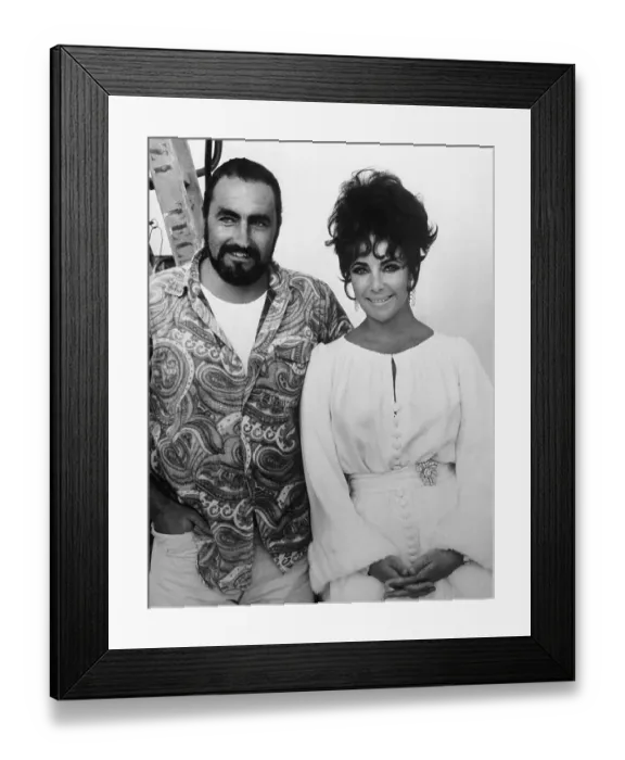 Framed Print : Elizabeth and Howard Taylor Framed Print : Elizabeth and Howard Taylor