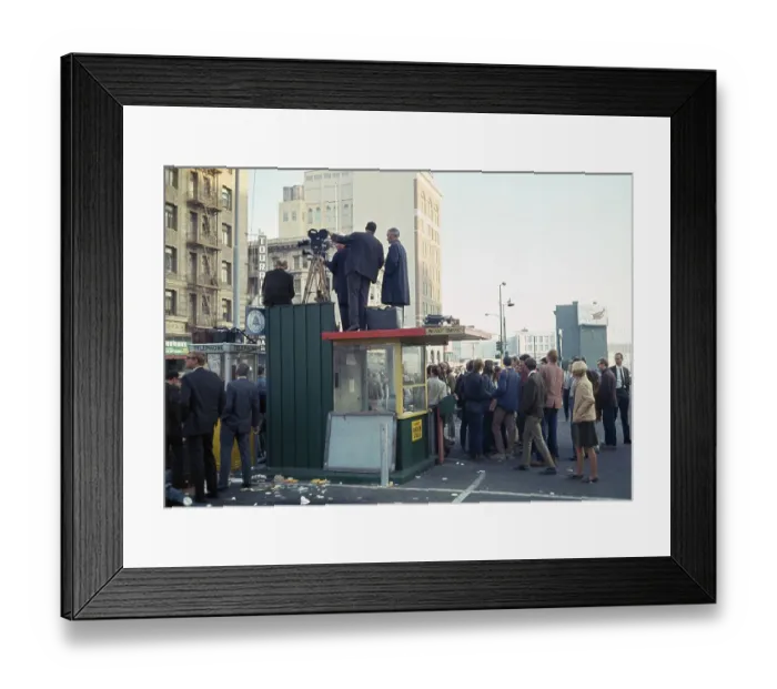 Framed Print : Anti-Draft Protest Framed Print : Anti-Draft Protest