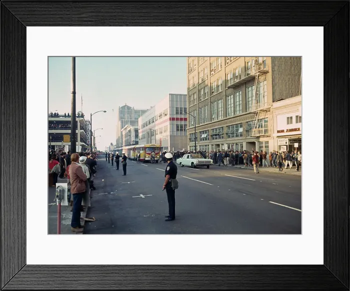 Framed Print : Anti-Draft Protest Framed Print : Anti-Draft Protest