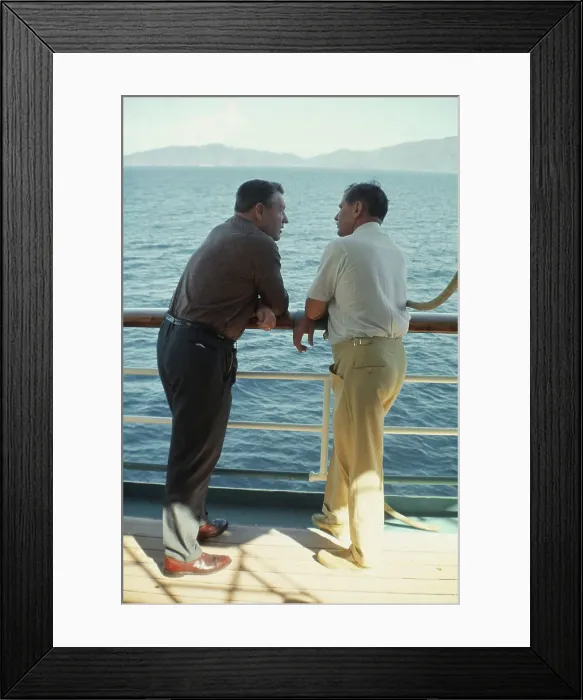 Framed Print : Nelson Rockefeller And John Volpe Framed Print : Nelson Rockefeller And John Volpe