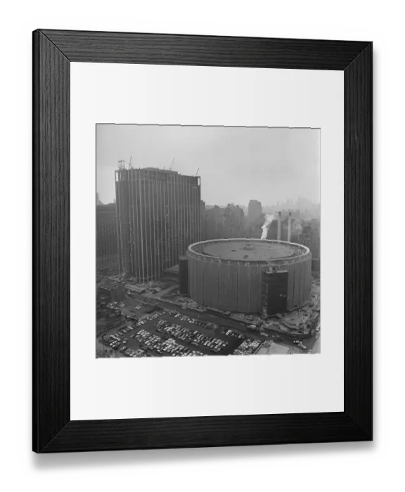 Framed Print : Madison Square Garden Nearing Completion Framed Print : Madison Square Garden Nearing Completion