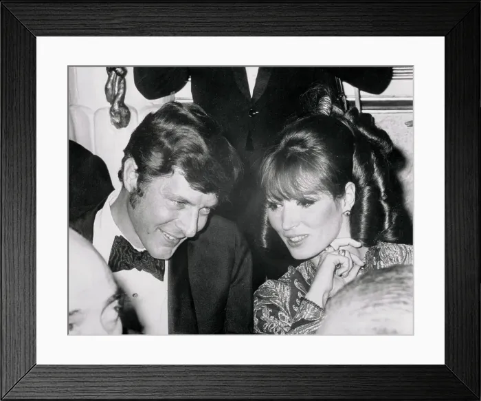 Framed Print : Paul Getty Jr with Wife Thalita Pol Framed Print : Paul Getty Jr with Wife Thalita Pol