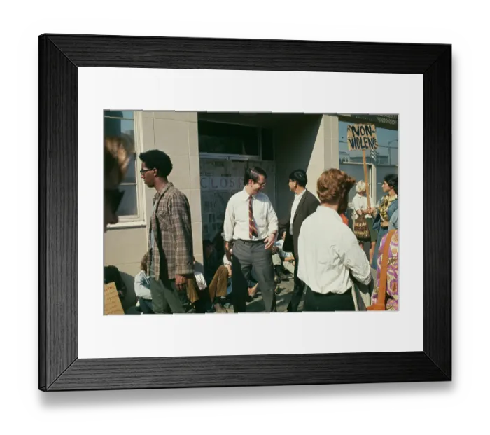 Framed Print : Anti-Vietnam Protest Framed Print : Anti-Vietnam Protest