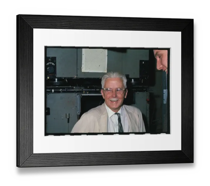 Framed Print : Portrait of Haldan K. Hartline Framed Print : Portrait of Haldan K. Hartline