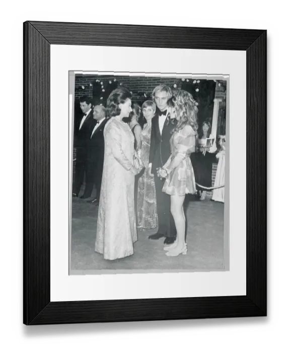 Framed Print : Princess Margaret Chatting with Actress Julie Christie Framed Print : Princess Margaret Chatting with Actress Julie Christie