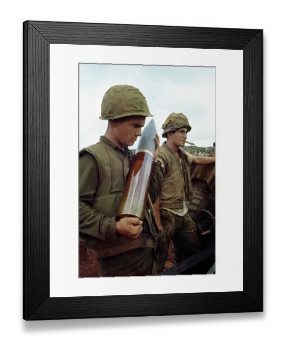 Framed Print : US Marines In Vietnam Framed Print : US Marines In Vietnam