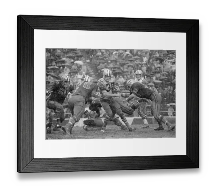 Framed Print : Downpour Over Dallas Cowboys Game